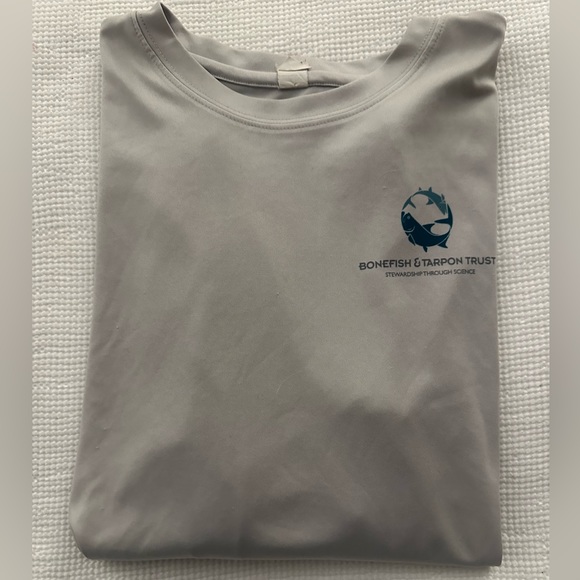BONEFISH AND TARPON TRUST FLORIDA PERMIT 2017 Out Of Stock Sun Crew Neck Shirt - Picture 2 of 5